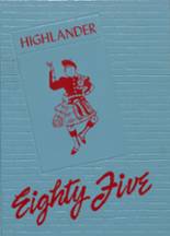 Cambria Heights High School 1985 yearbook cover photo