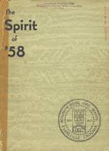 1958 Benjamin Bosse High School Yearbook from Evansville, Indiana cover image