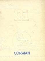 Corning High School 1951 yearbook cover photo