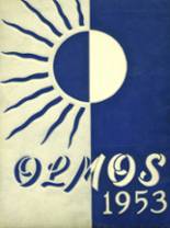 Alamo Heights High School 1953 yearbook cover photo