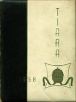 Pius X High School 1958 yearbook cover photo