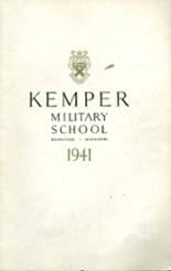 Kemper Military High School 1941 yearbook cover photo