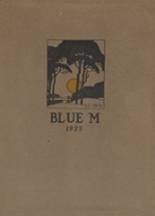 Manhattan High School 1925 yearbook cover photo