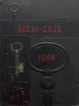 Erie High School 1968 yearbook cover photo