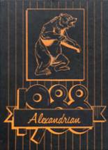 Alexandria High School 1988 yearbook cover photo
