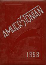 Amherst Steele High School 1958 yearbook cover photo