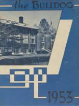 Batesville High School 1953 yearbook cover photo