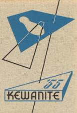 Kewanee High School 1955 yearbook cover photo