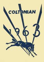 Colton-Pierrepont High School 1963 yearbook cover photo