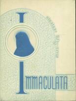 Immaculata High School 1957 yearbook cover photo