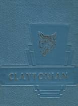 Clay City Community High School 1962 yearbook cover photo