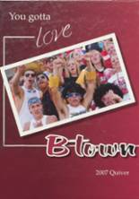 2007 Brownstown High School Yearbook from Brownstown, Indiana cover image
