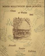 1945 North Hollywood High School Yearbook from North hollywood, California cover image