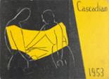 Cascade High School 1953 yearbook cover photo