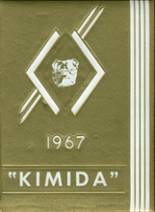 Kimberly High School 1967 yearbook cover photo