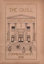 East High School 1916 yearbook cover photo