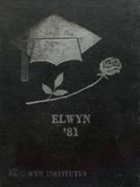 Elwyn Institute 1981 yearbook cover photo