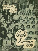 Willamette High School 1954 yearbook cover photo