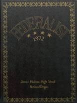 1972 Madison High School Yearbook from Portland, Oregon cover image