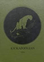 Kickapoo High School 1970 yearbook cover photo
