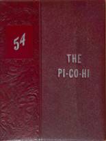 Pickens County High School 1954 yearbook cover photo