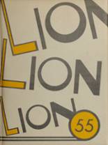 Liberty Union High School 1955 yearbook cover photo