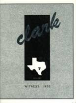 1986 Clark High School Yearbook from San antonio, Texas cover image