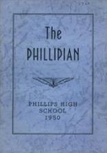 Phillips High School 1950 yearbook cover photo