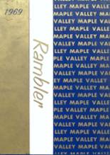 Maple Valley High School 1969 yearbook cover photo