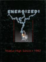 Walnut High School 1987 yearbook cover photo