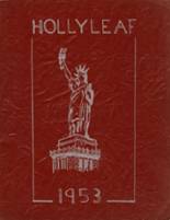 Holley High School 1953 yearbook cover photo