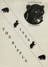 Hartland Academy 1958 yearbook cover photo