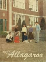 Hutchinson High School 1955 yearbook cover photo