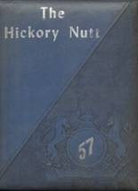 Hickory Flat Attendance Center 1957 yearbook cover photo