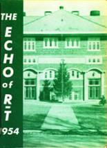 Roberts-Thawville High School 1954 yearbook cover photo