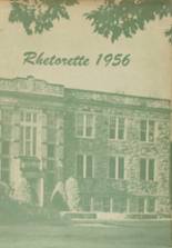College High School 1956 yearbook cover photo