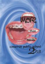 Cimarron High School 2003 yearbook cover photo