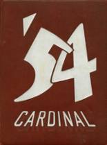 Santa Cruz High School 1954 yearbook cover photo