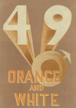 Orange High School 1949 yearbook cover photo