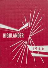 Highland High School 1966 yearbook cover photo