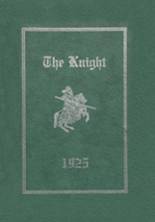 Knightstown High School 1925 yearbook cover photo