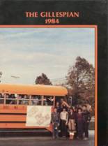 Gillespie Community High School 1984 yearbook cover photo