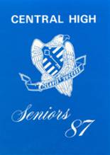 Central High School 1987 yearbook cover photo