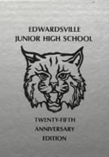 Edwardsville Junior High School 1985 yearbook cover photo