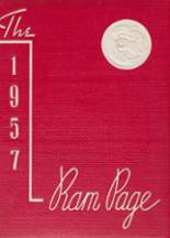 Brewster High School 1957 yearbook cover photo