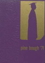 Pine River High School 1971 yearbook cover photo