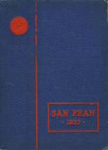 St. Francis Preparatory School 1937 yearbook cover photo