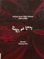 Oxford Area High School 2008 yearbook cover photo