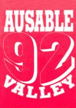 Ausable Valley High School 1992 yearbook cover photo