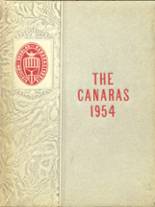 Saranac Lake Central High School 1954 yearbook cover photo